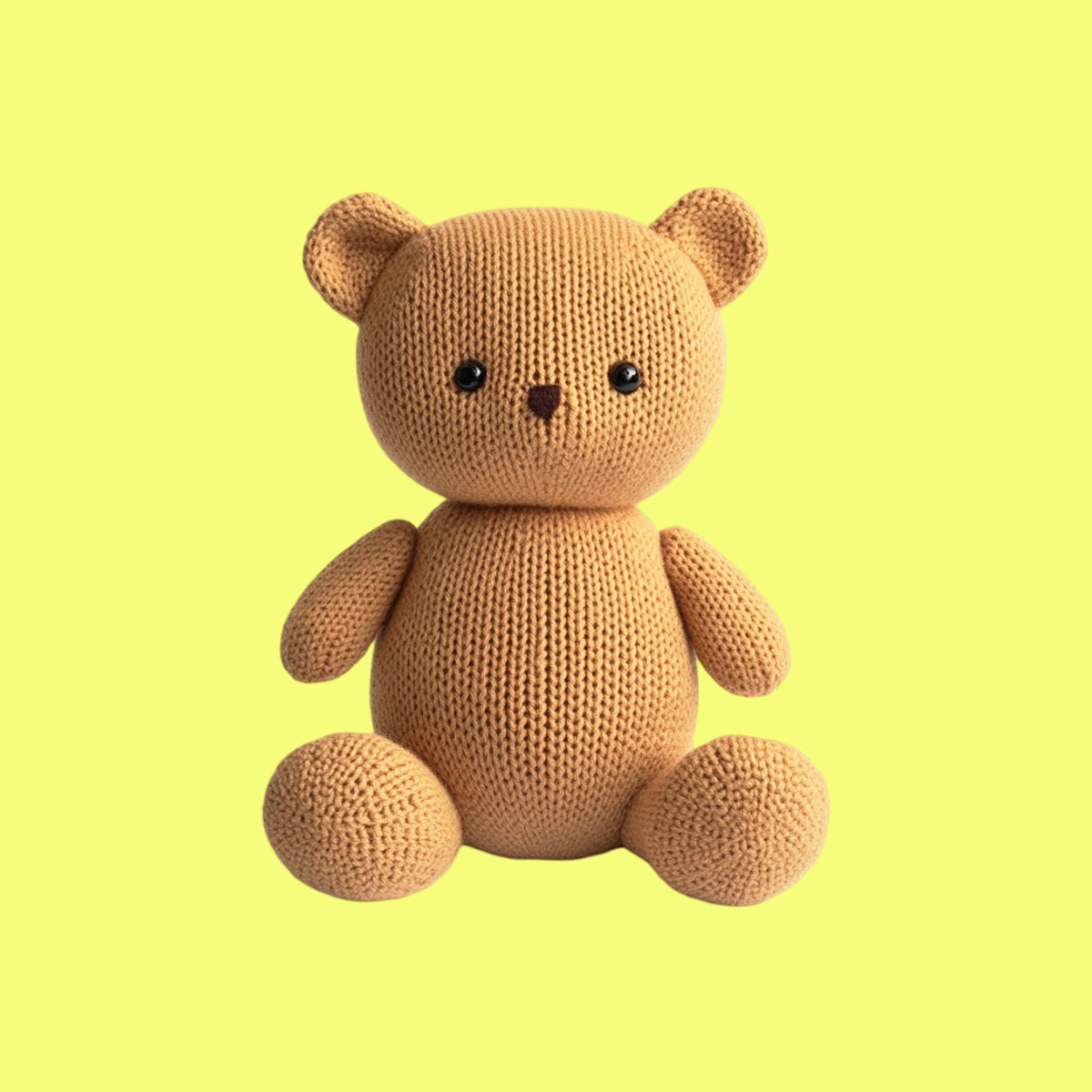 Knitted Plush Bear