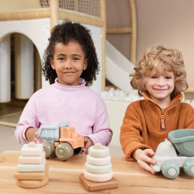 Every child plays differently. That’s why our collection brings together toys for different ages, interests, and stages of development.