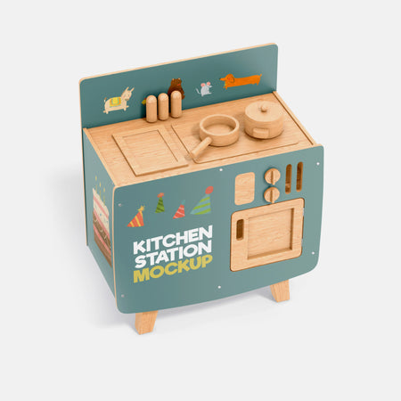 Toy Kitchen with Cookware Set