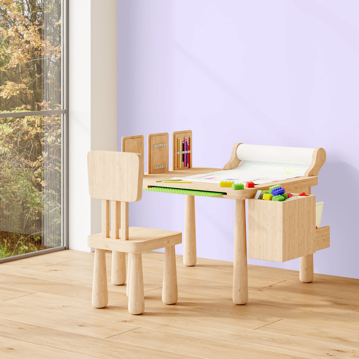 Multifunctional Wooden Table