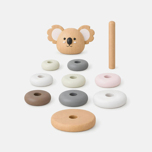Wooden Stacking Rings Toy